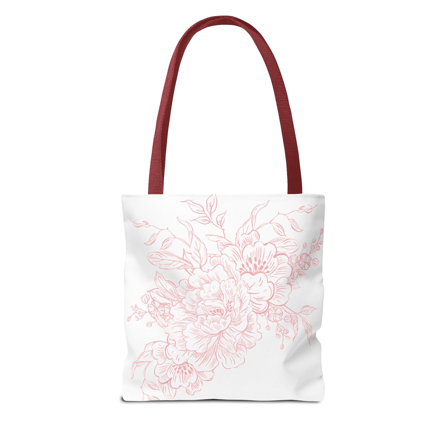 Tote Bag — 'The only club I go to is book club' Floral Canvas Tote