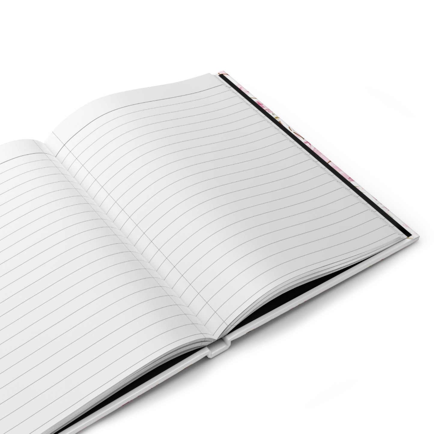 Floral Teddy Hardcover Journal — "Lucky Girl's Notebook"