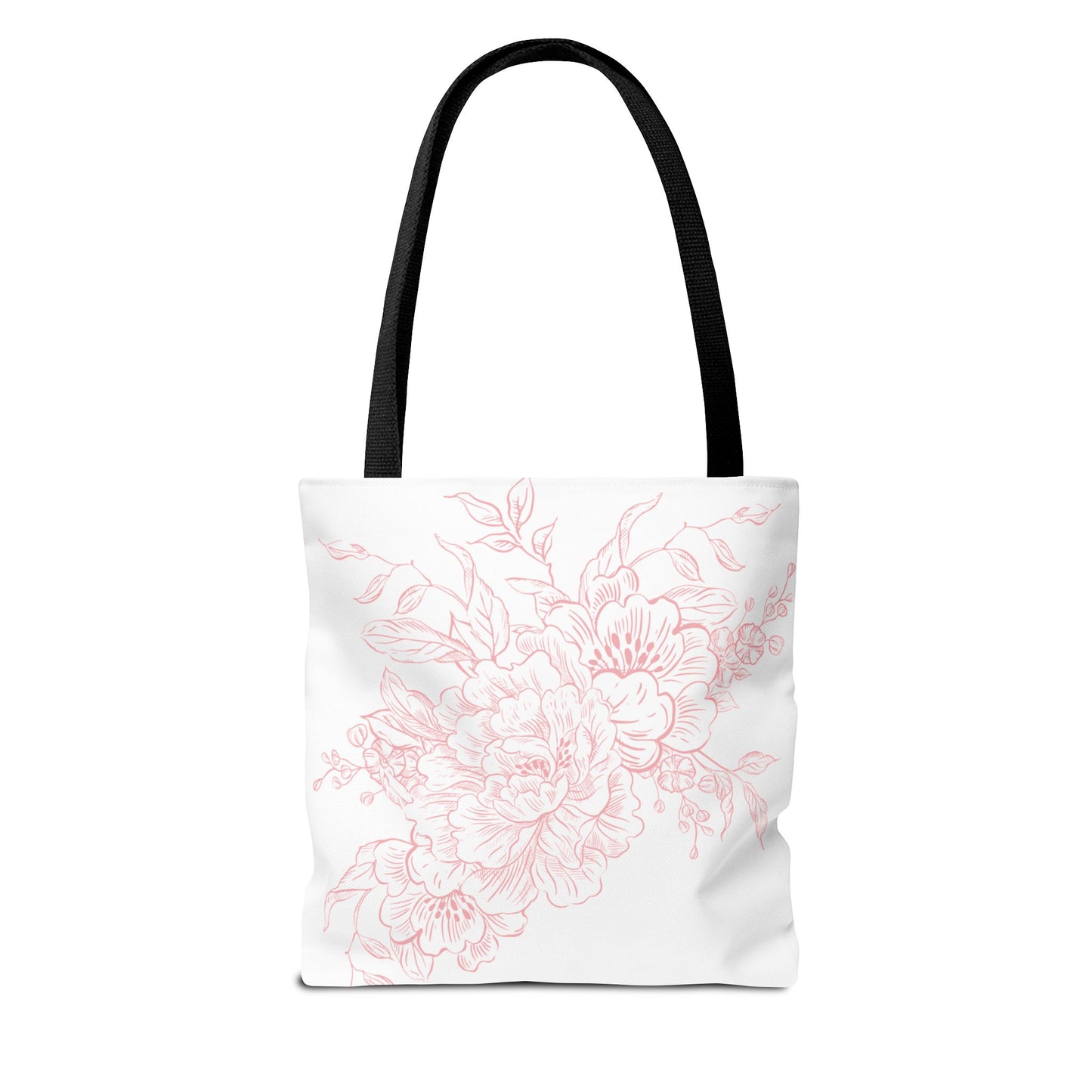 Tote Bag — 'The only club I go to is book club' Floral Canvas Tote