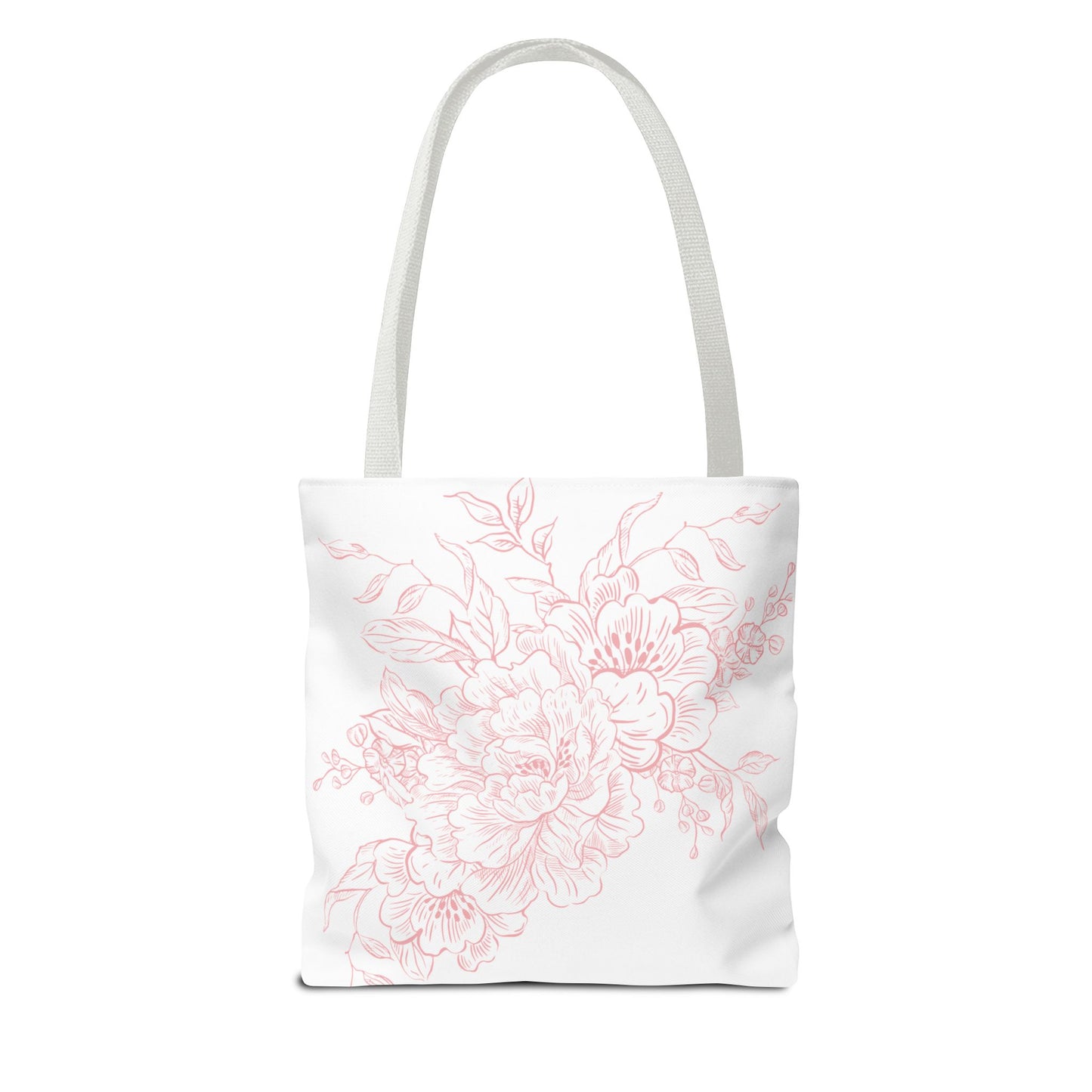 Tote Bag — 'The only club I go to is book club' Floral Canvas Tote
